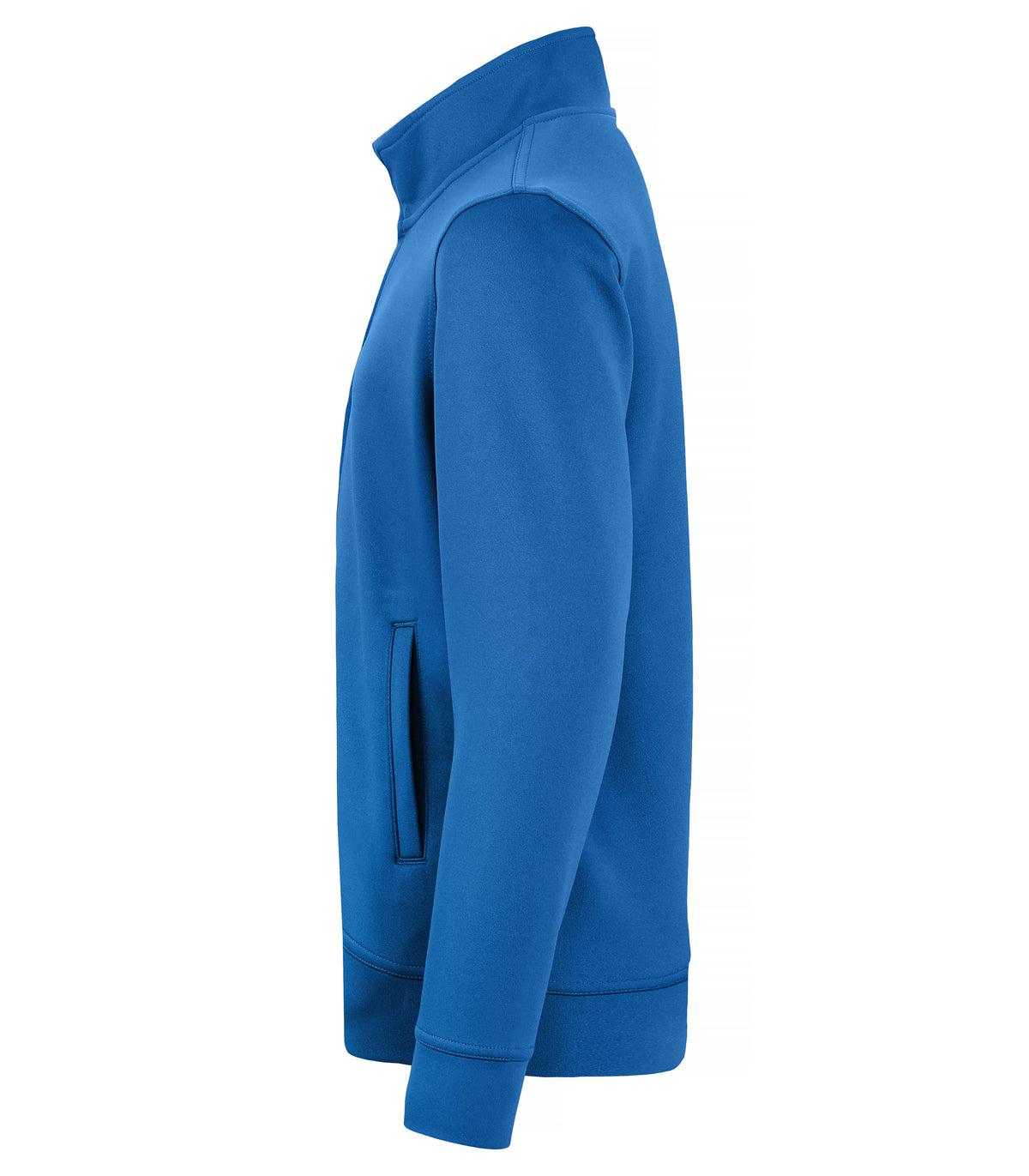 Clique Basic Active Cardigan – junior – Kongeblå – venstre side