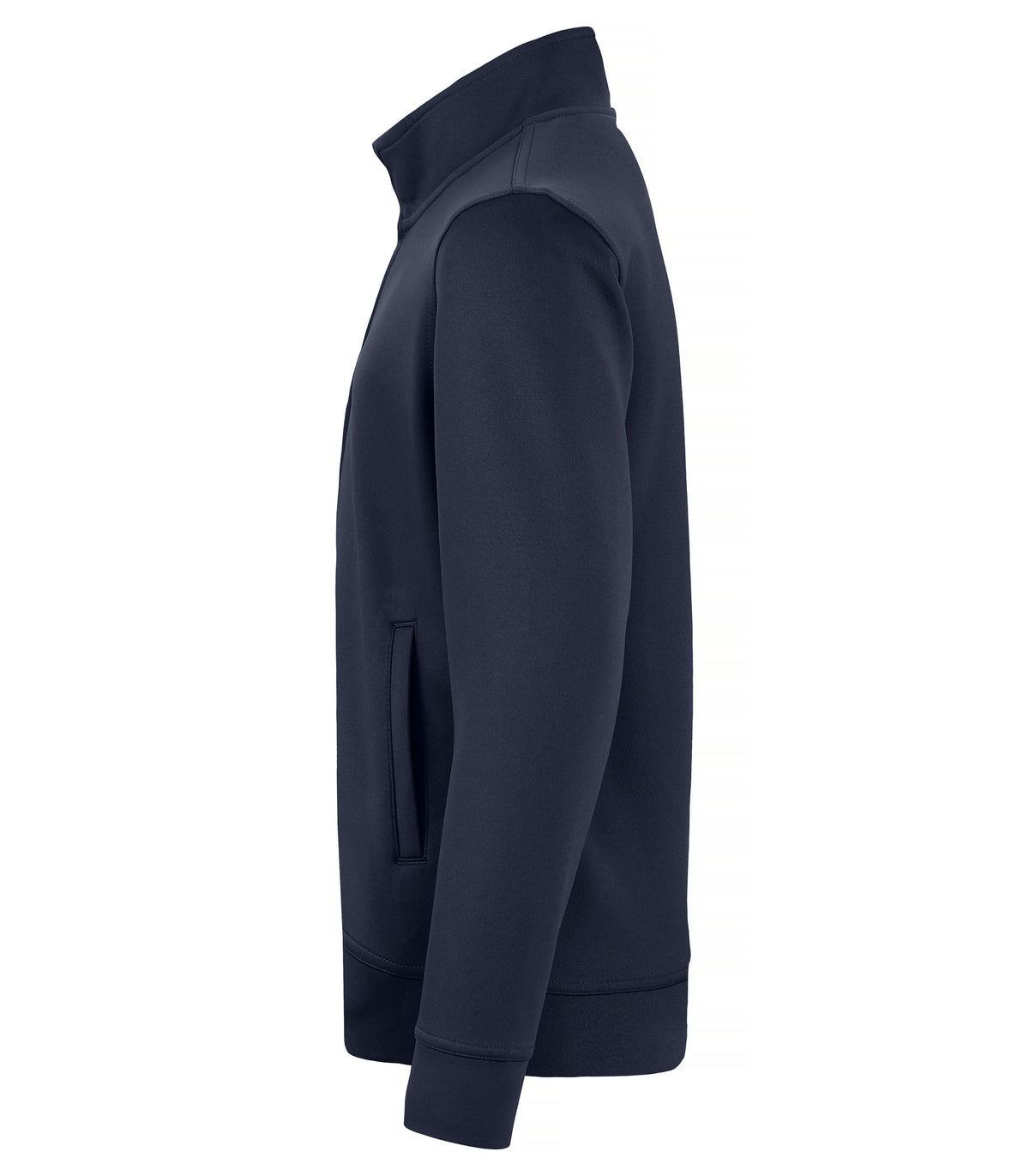 Clique Basic Active Cardigan – junior – Mørk marineblå – venstre side