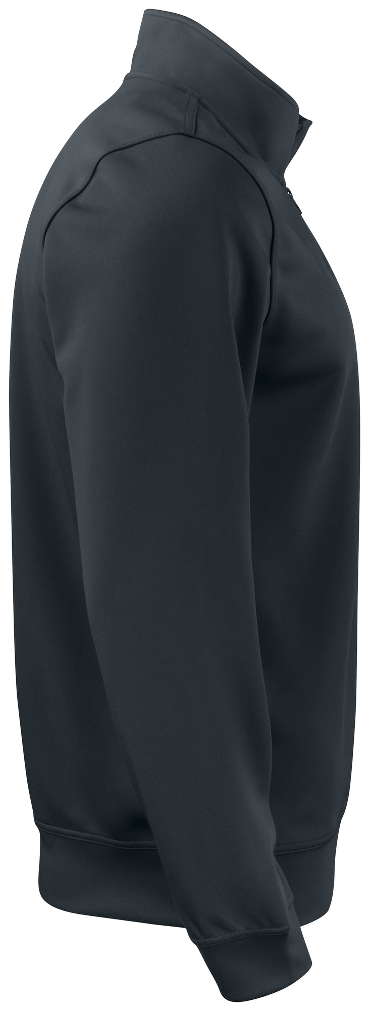 Clique Basic Active Half Zip – junior – Svart – høyre side