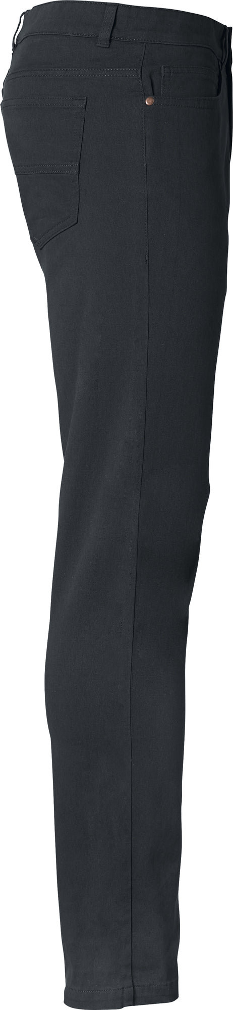 Clique 5-Pocket Stretch – Svart – høyre side