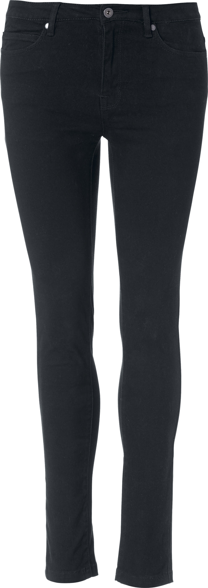 Clique 5-Pocket Stretch – dame – Svart – forside