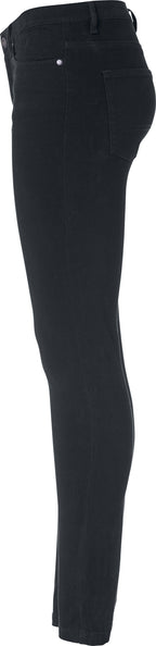 Clique 5-Pocket Stretch – dame – Svart – venstre side