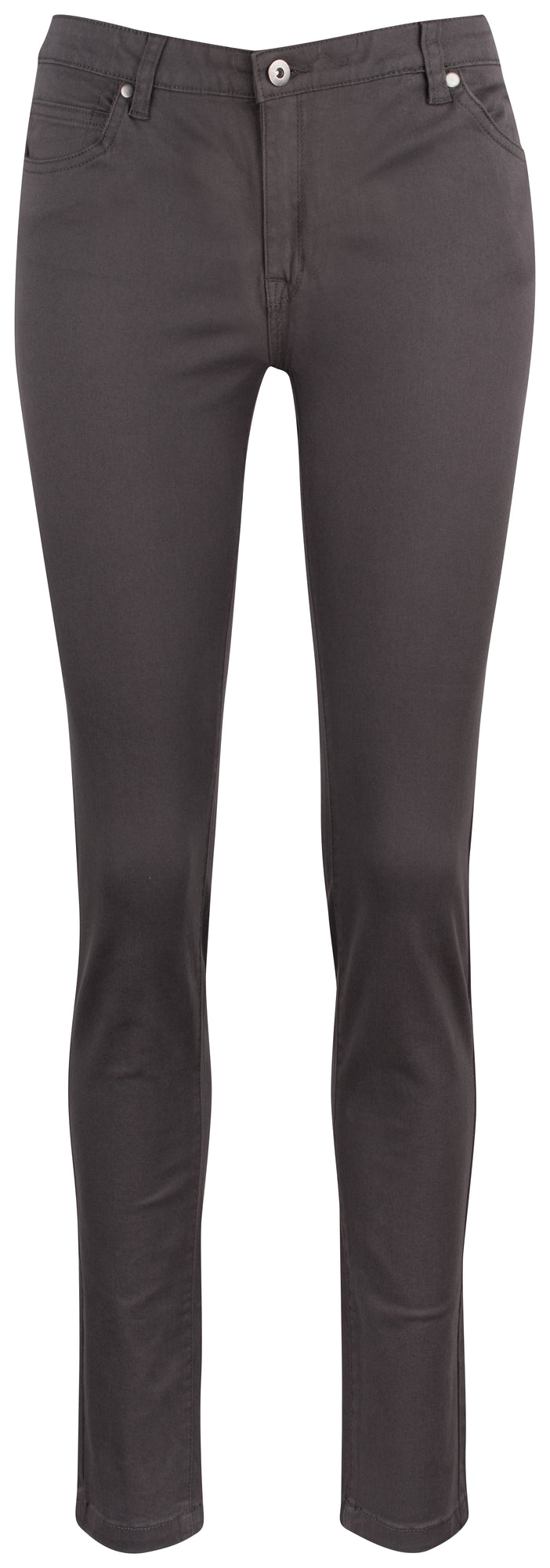 Clique 5-Pocket Stretch – dame – Pistol – forside