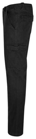 Clique Cargo Pocket Stretch – Svart – venstre side