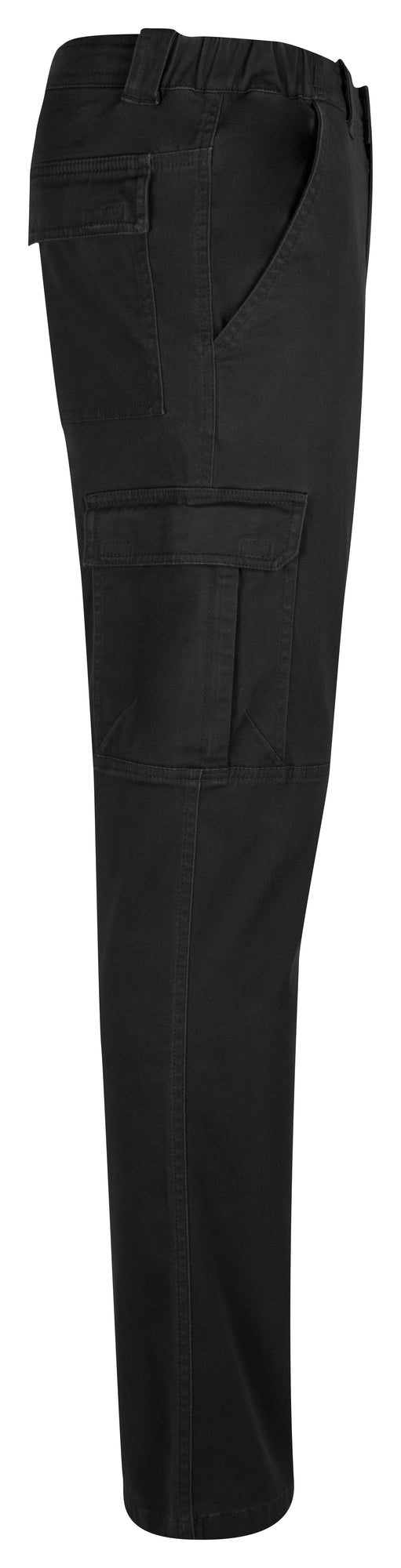 Clique Cargo Pocket Stretch – Svart – høyre side