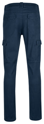 Clique Cargo Pocket Stretch – Mørk marineblå – bakside