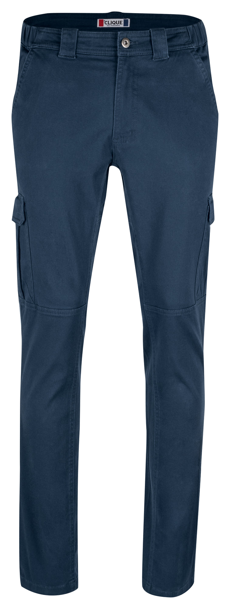 Clique Cargo Pocket Stretch – Mørk marineblå – forside