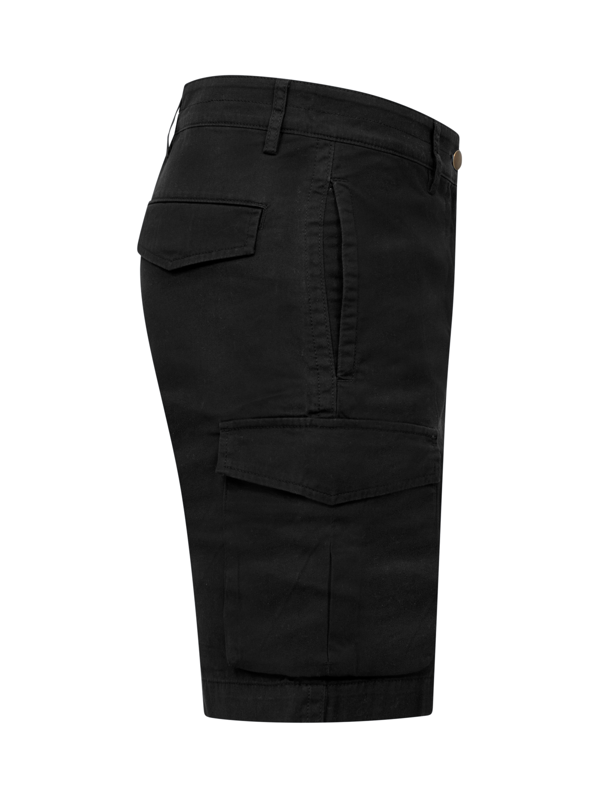 Clique Cargo Shorts – Svart – høyre side