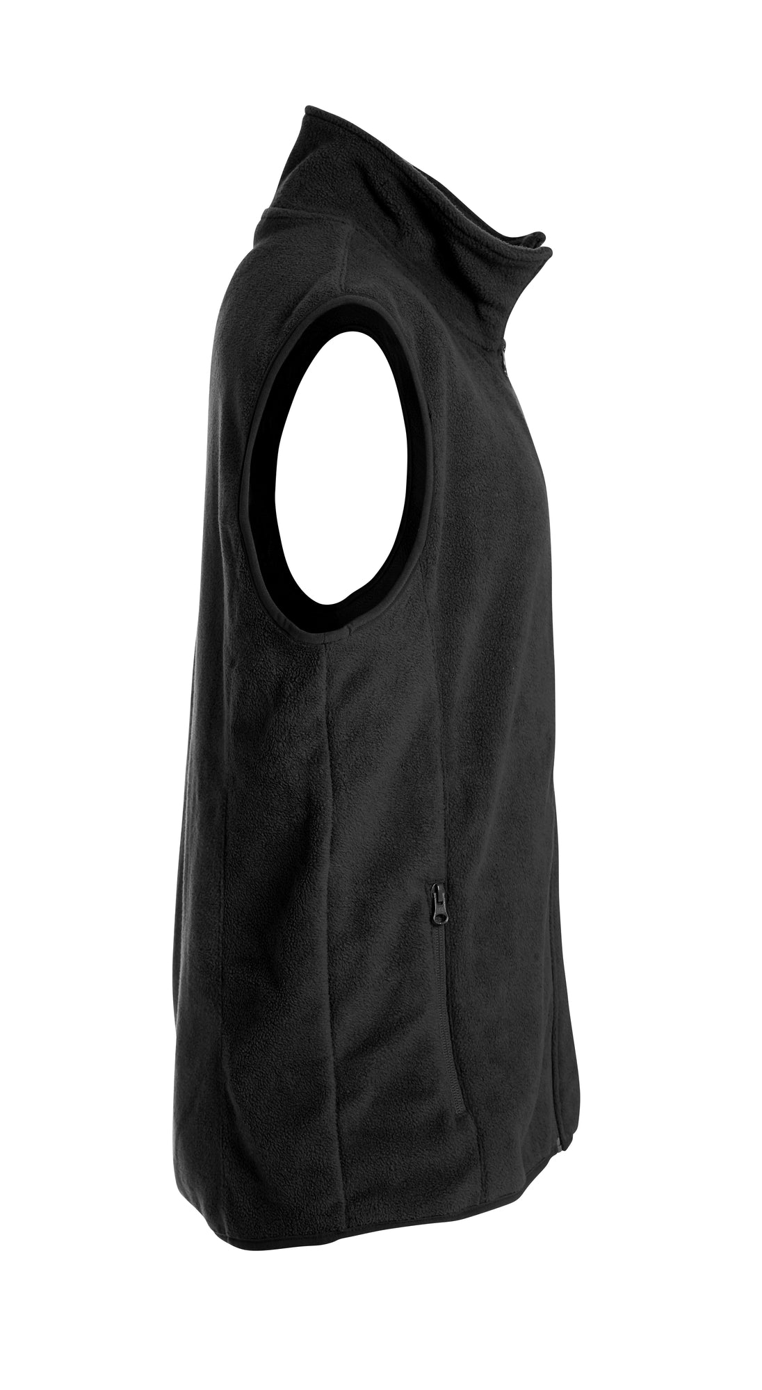 Clique Basic Polar Fleece Vest – Svart – høyre side