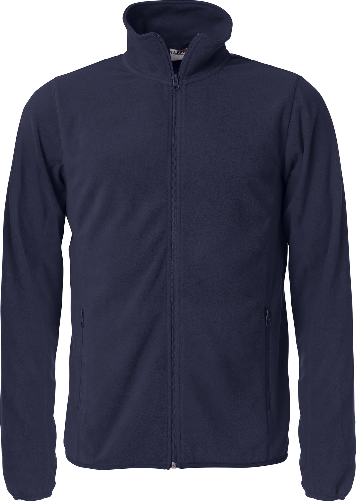 Clique Basic Micro Fleece Jacket – Mørk marineblå – forside