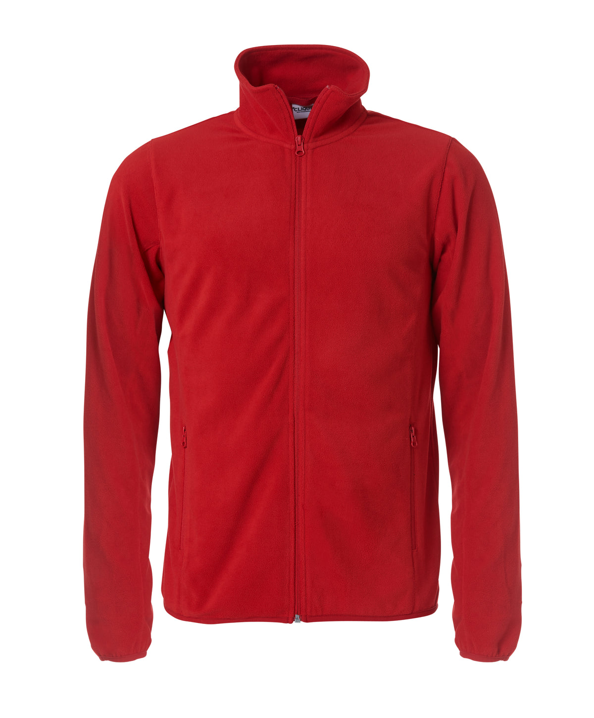 Clique Basic Micro Fleece Jacket – Rød – forside