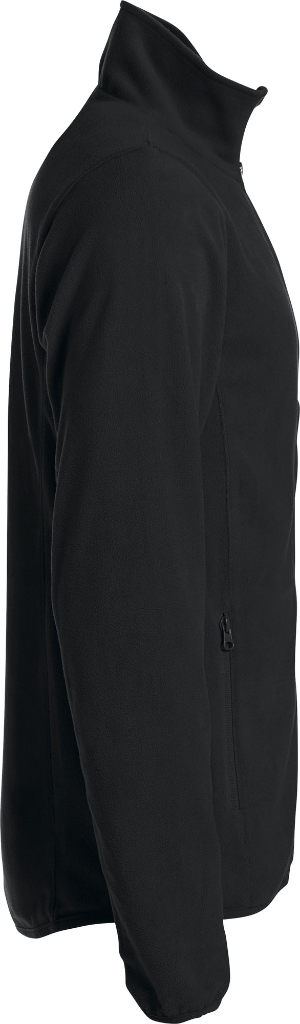 Clique Basic Micro Fleece Jacket – Svart – høyre side