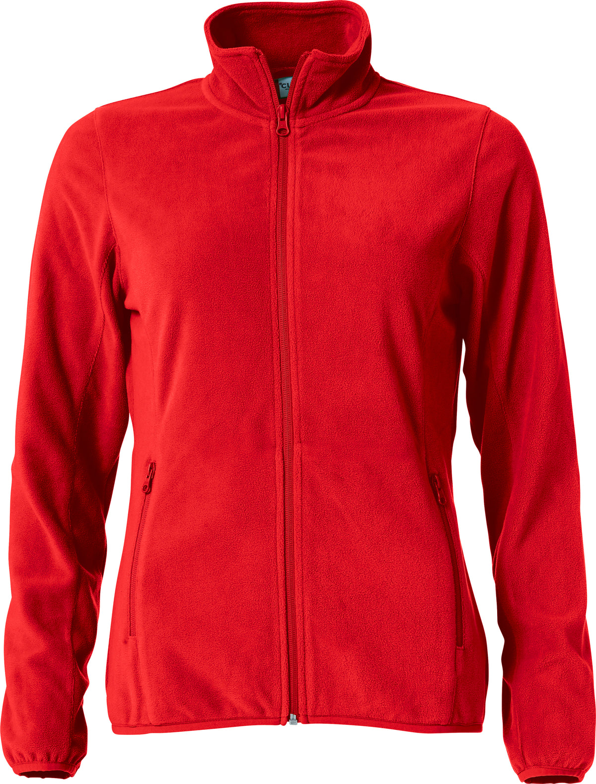 Clique Basic Micro Fleece Jacket – dame – Rød – forside
