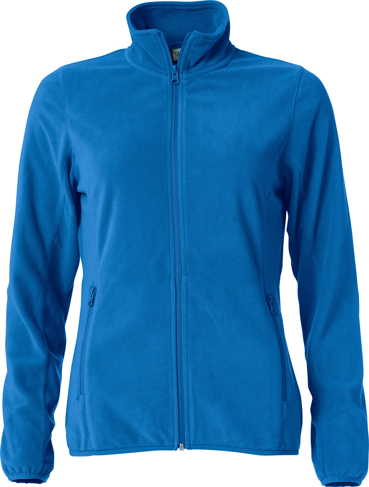 Clique Basic Micro Fleece Jacket – dame – Kongeblå – forside