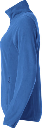 Clique Basic Micro Fleece Jacket – dame – Kongeblå – venstre side