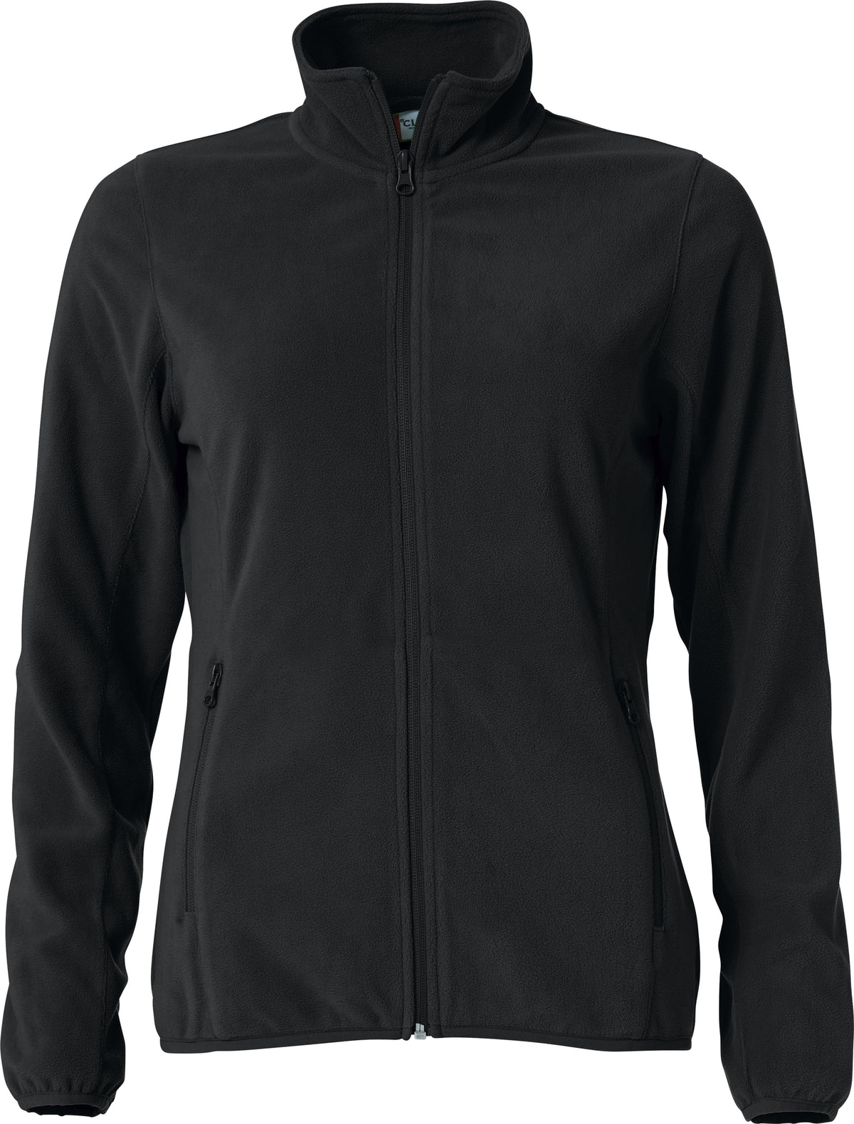 Clique Basic Micro Fleece Jacket – dame – Svart – forside