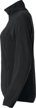 Clique Basic Micro Fleece Jacket – dame – Svart – venstre side