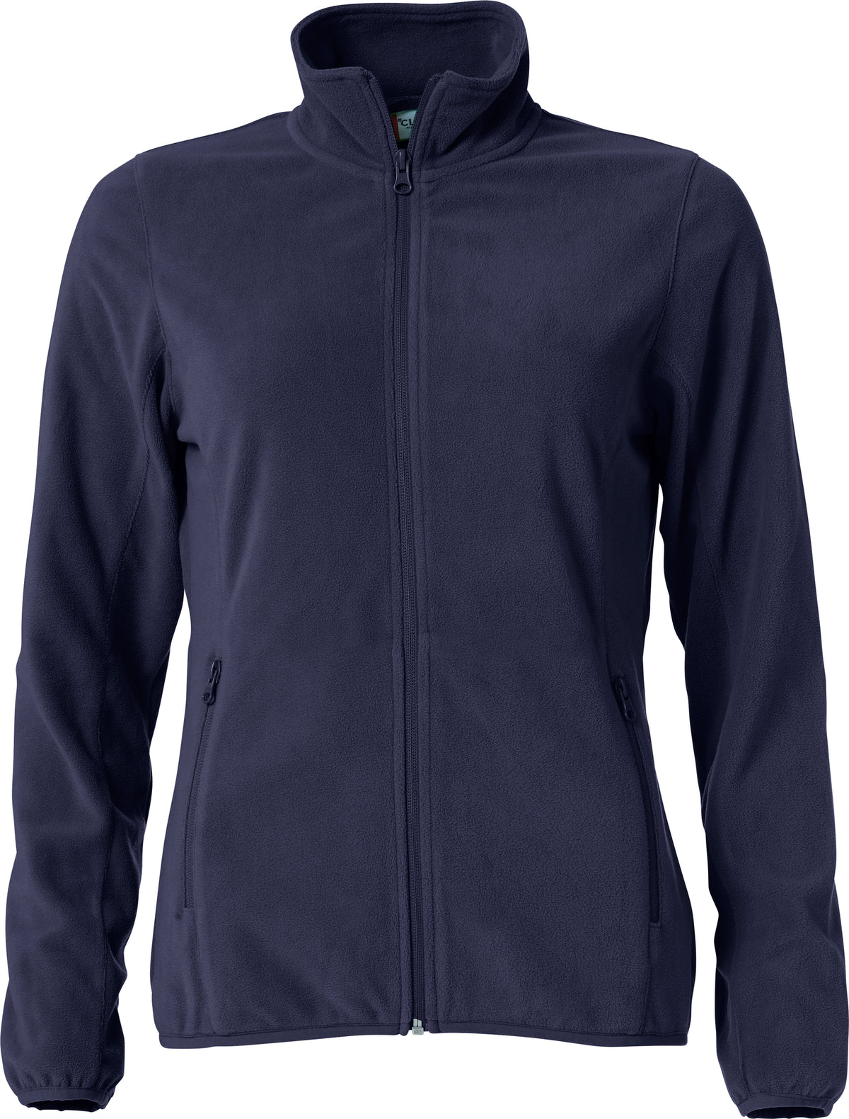 Clique Basic Micro Fleece Jacket – dame – Mørk marineblå – forside