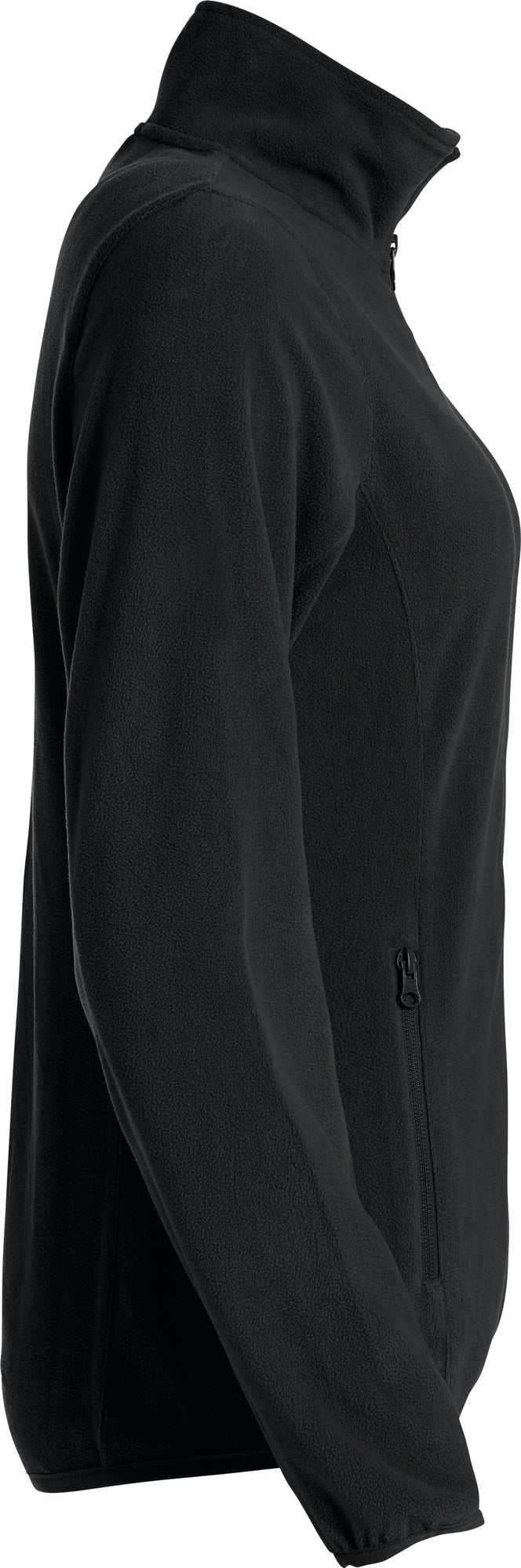 Clique Basic Micro Fleece Jacket – dame – Svart – høyre side