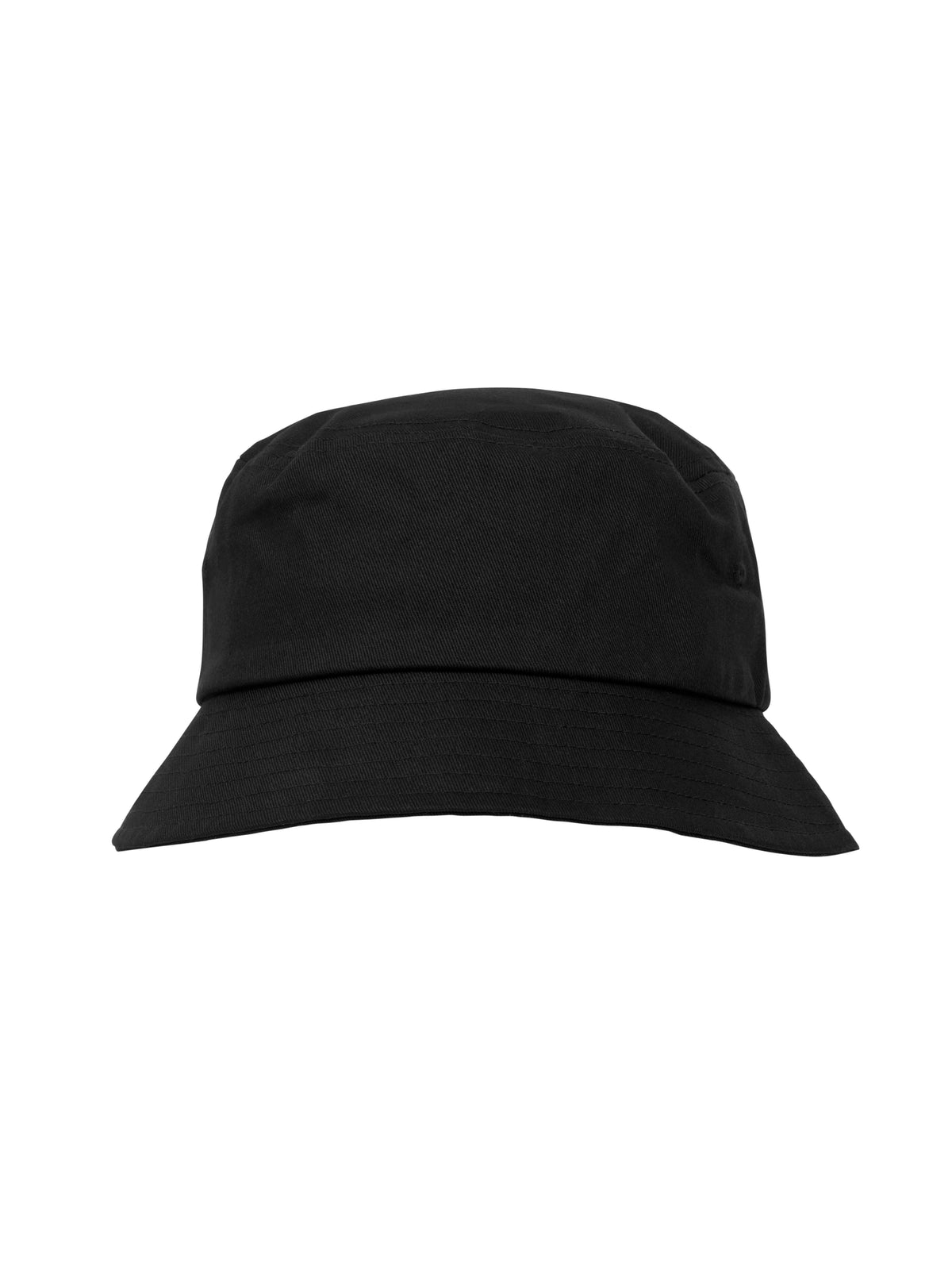 Clique Bucket Hat – Svart – forside