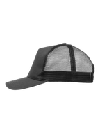 Clique Trucker Cap – Metallgrå / Svart – venstre side