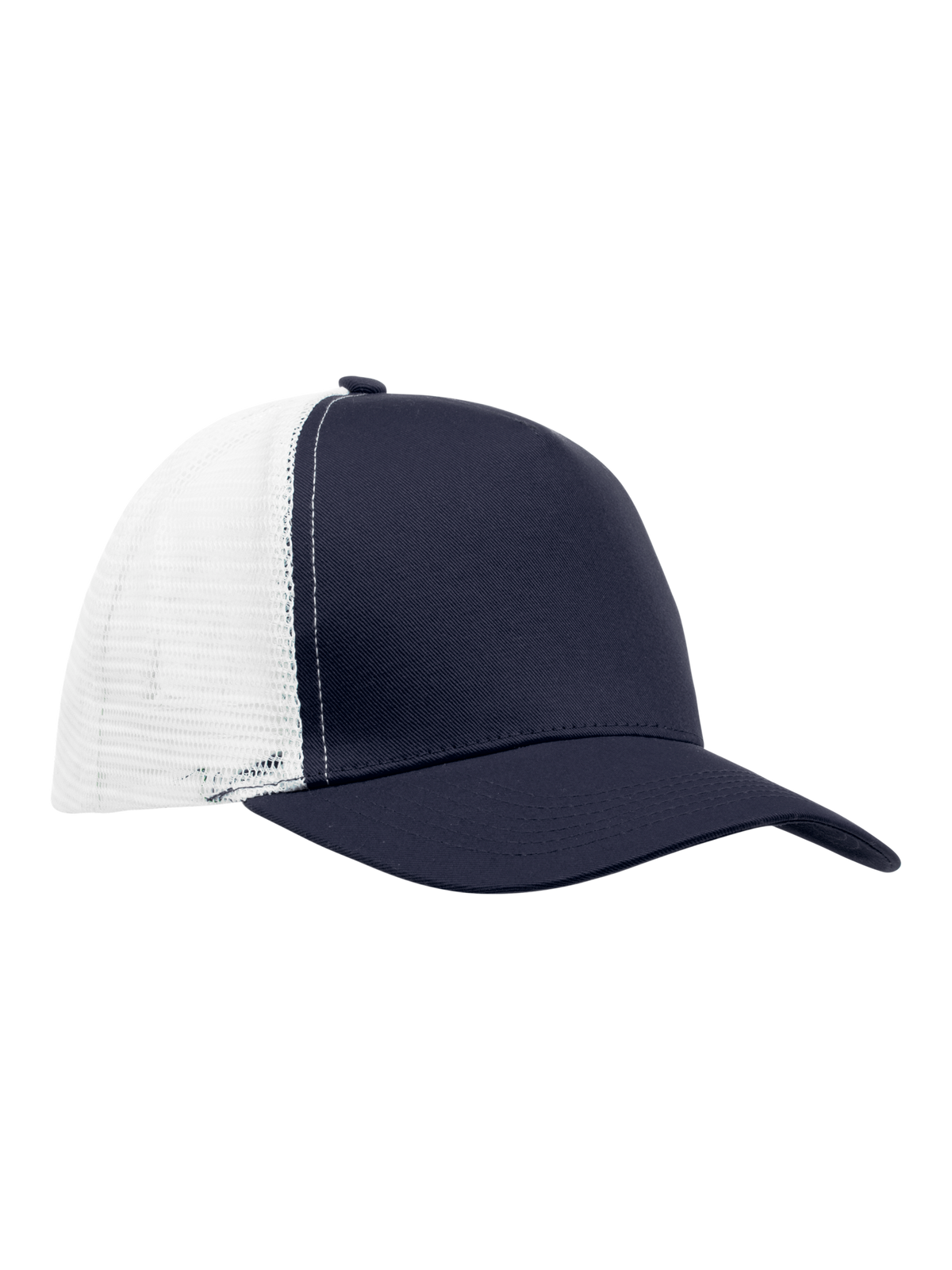 Clique Trucker Cap – Mørk marineblå / Hvit – detalj