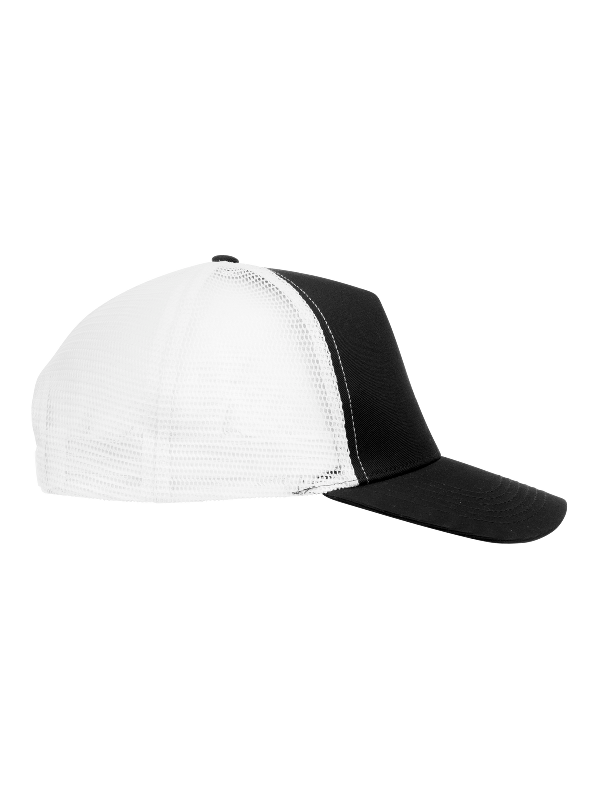 Clique Trucker Cap – Svart / Hvit – høyre side