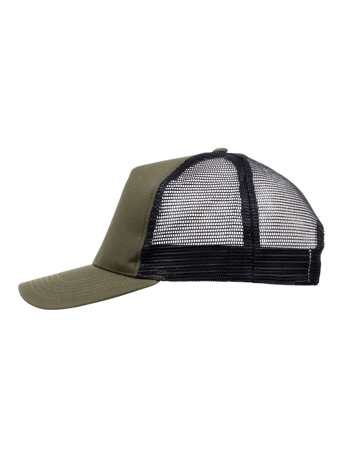 Clique Trucker Cap – Armygrønn / Svart – venstre side