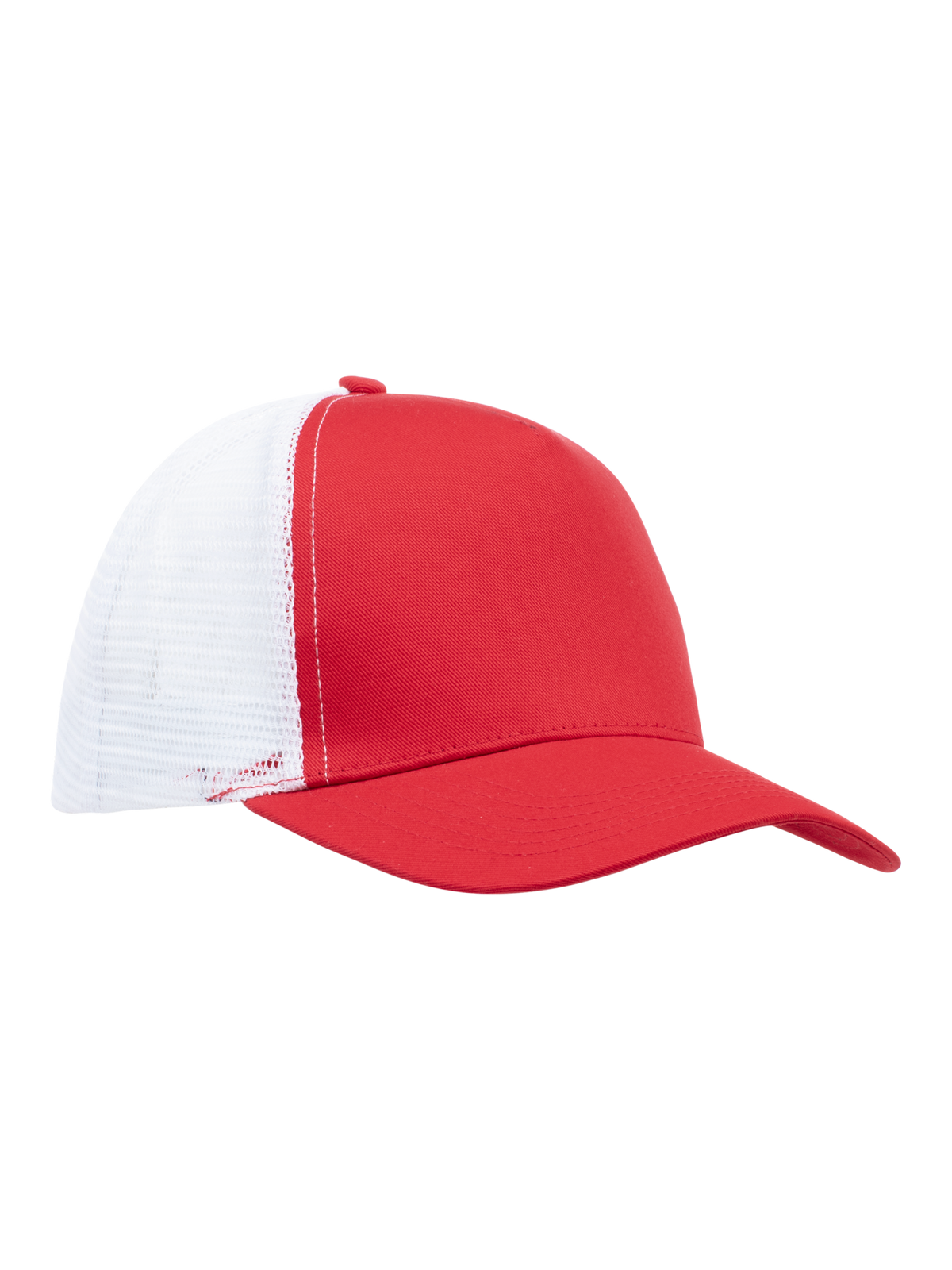 Clique Trucker Cap – Rød / Hvit – detalj
