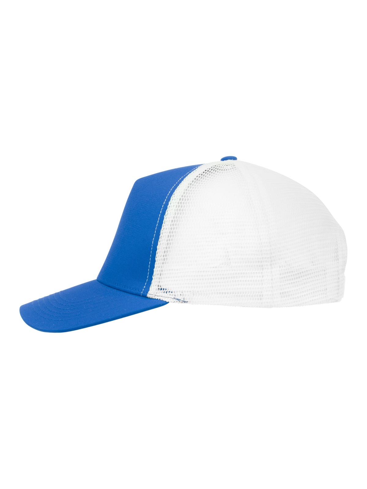 Clique Trucker Cap – Kongeblå / Hvit – venstre side