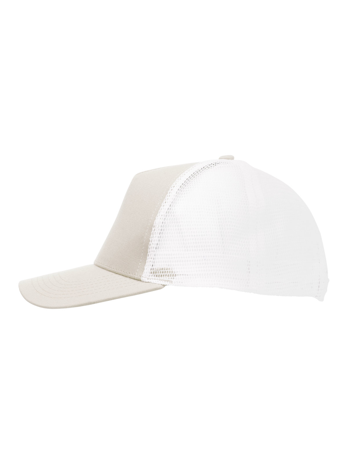 Clique Trucker Cap – Stein / Hvit – venstre side
