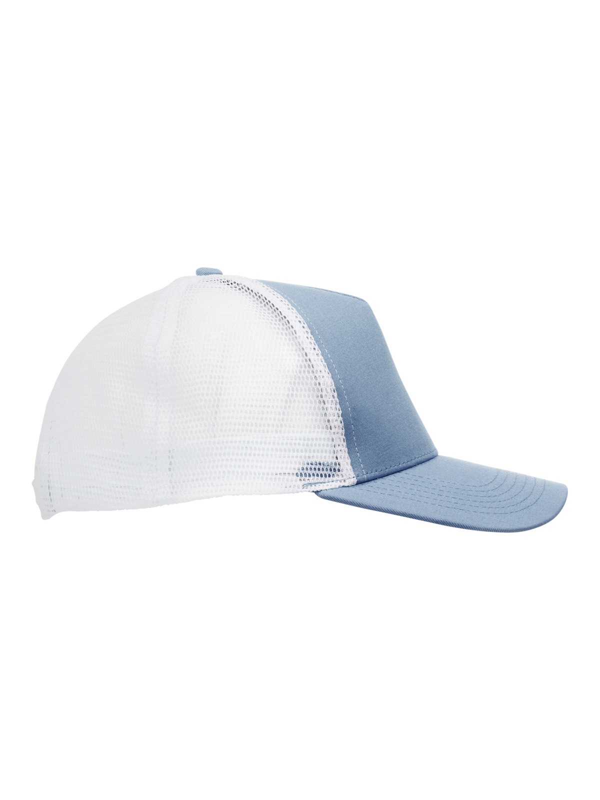 Clique Trucker Cap – Myk blå / Hvit – høyre side