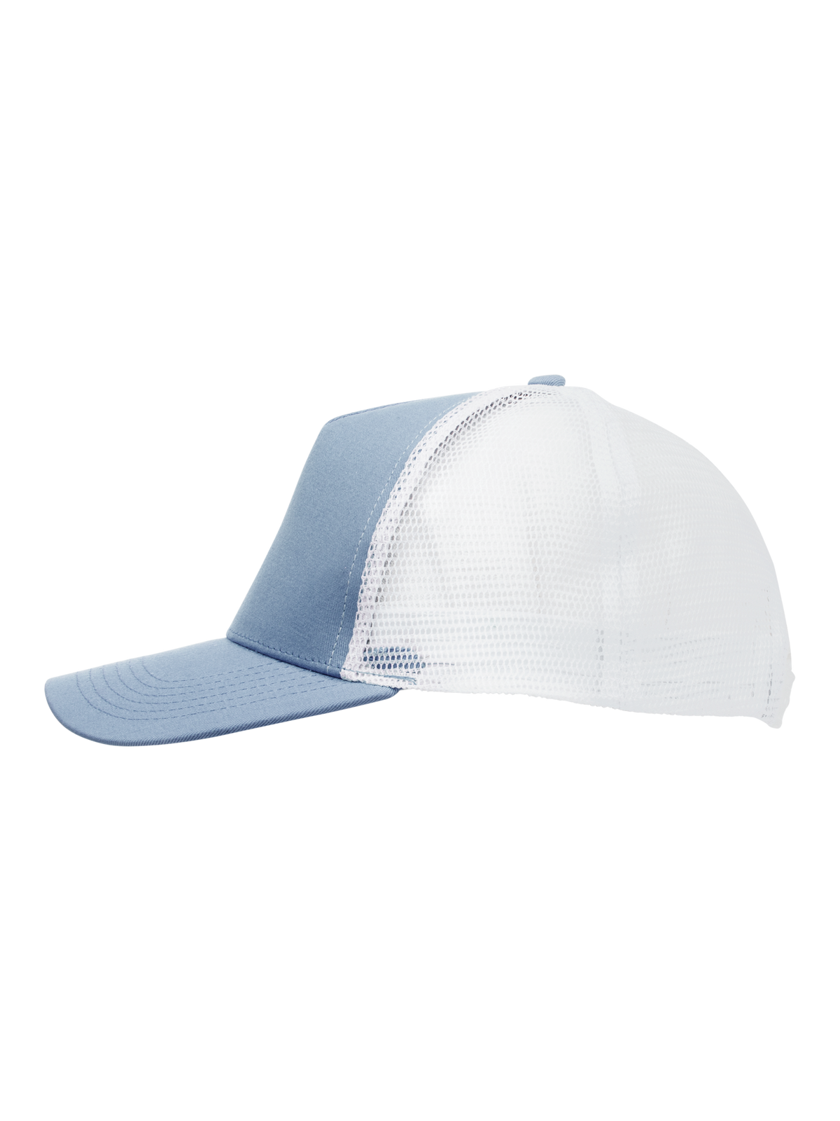 Clique Trucker Cap – Myk blå / Hvit – venstre side