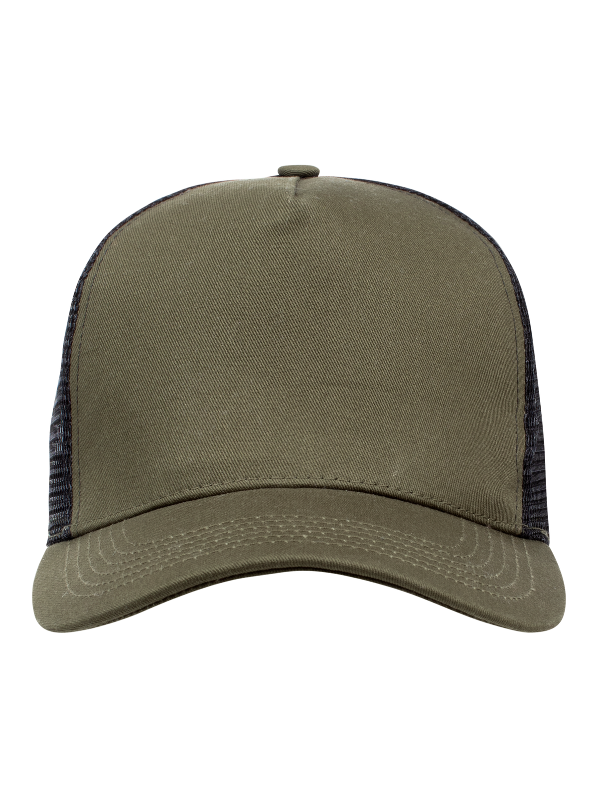 Clique Trucker Cap – Armygrønn / Svart – forside