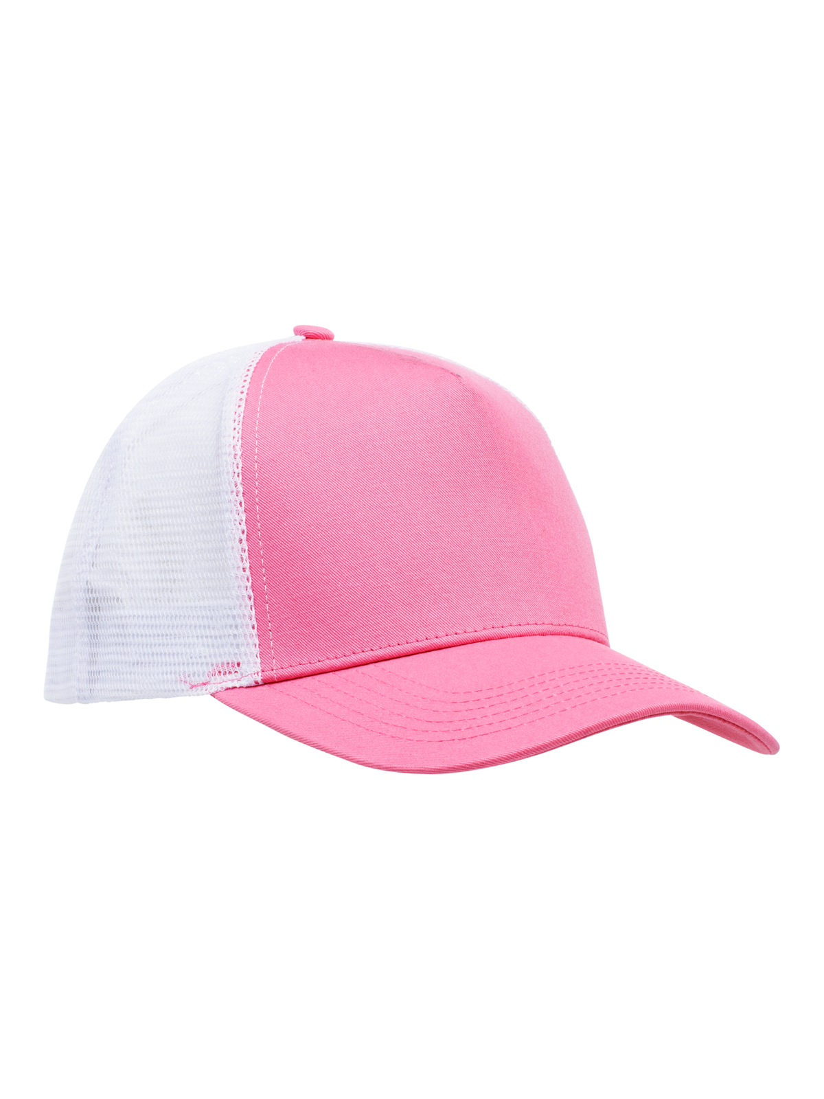 Clique Trucker Cap – Sterk rosa / Hvit – detalj