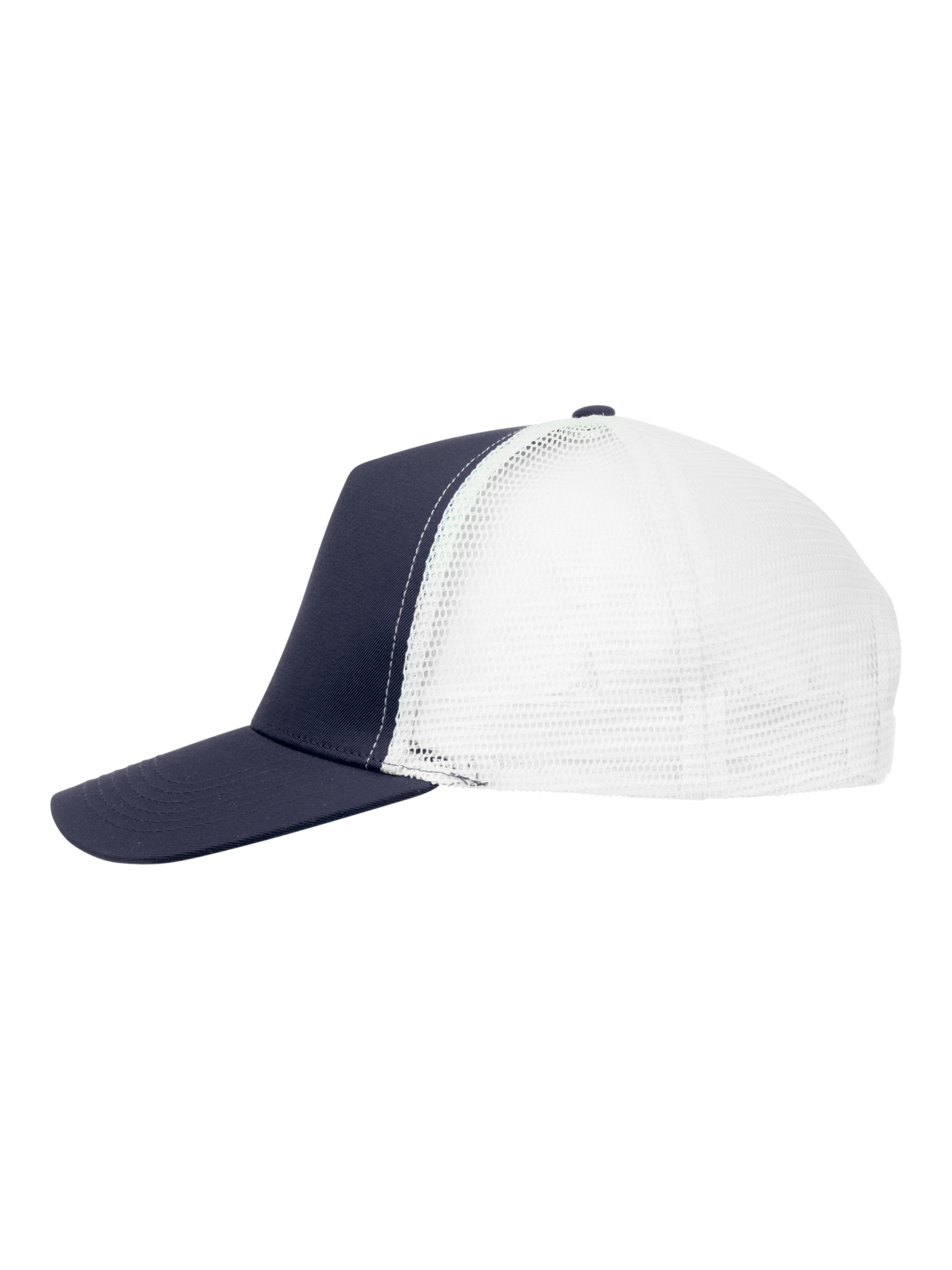 Clique Trucker Cap – Mørk marineblå / Hvit – venstre side