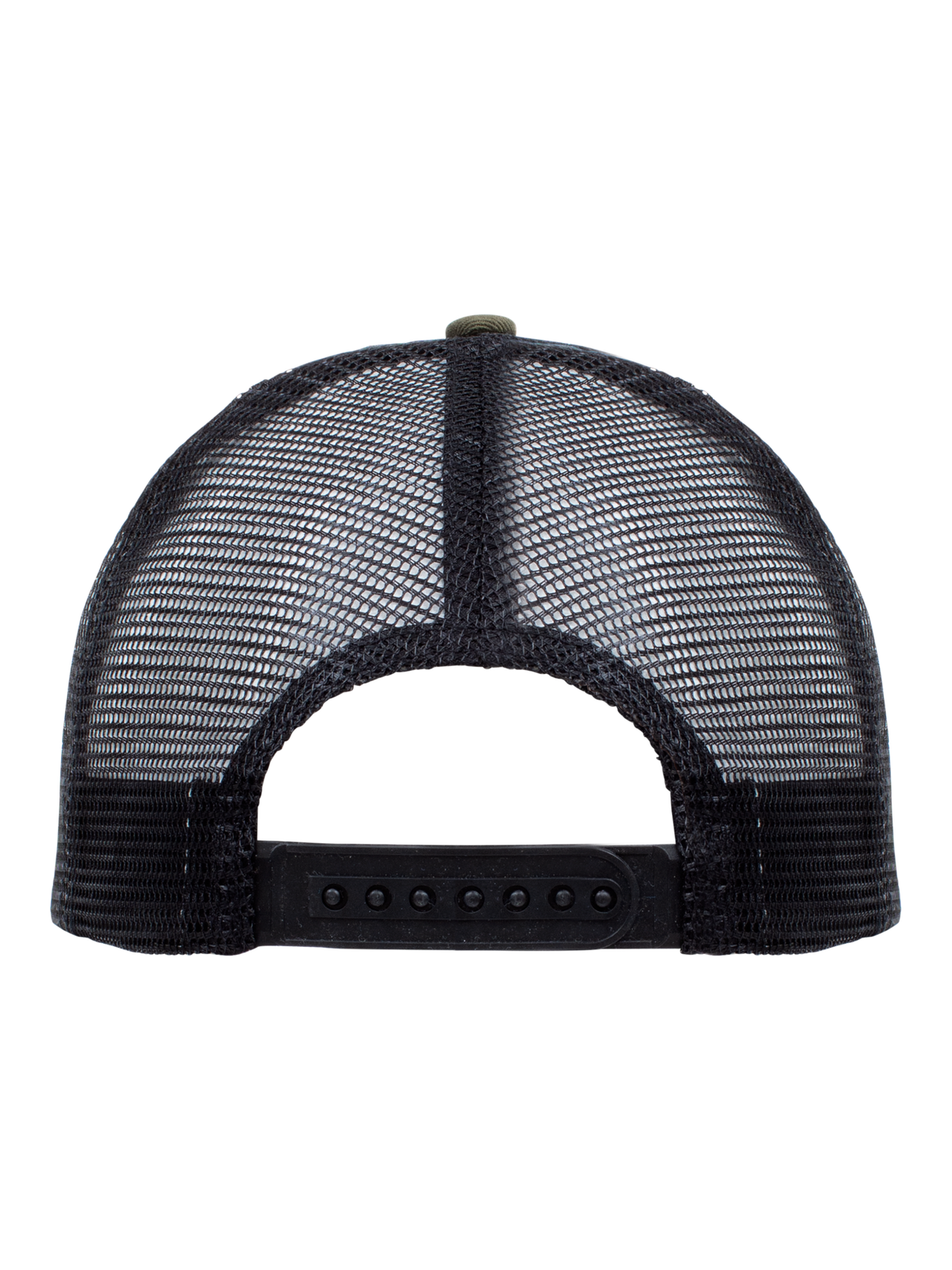 Clique Trucker Cap – Armygrønn / Svart – bakside