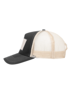 Clique Trucker Patch Cap – Metallgrå – venstre side