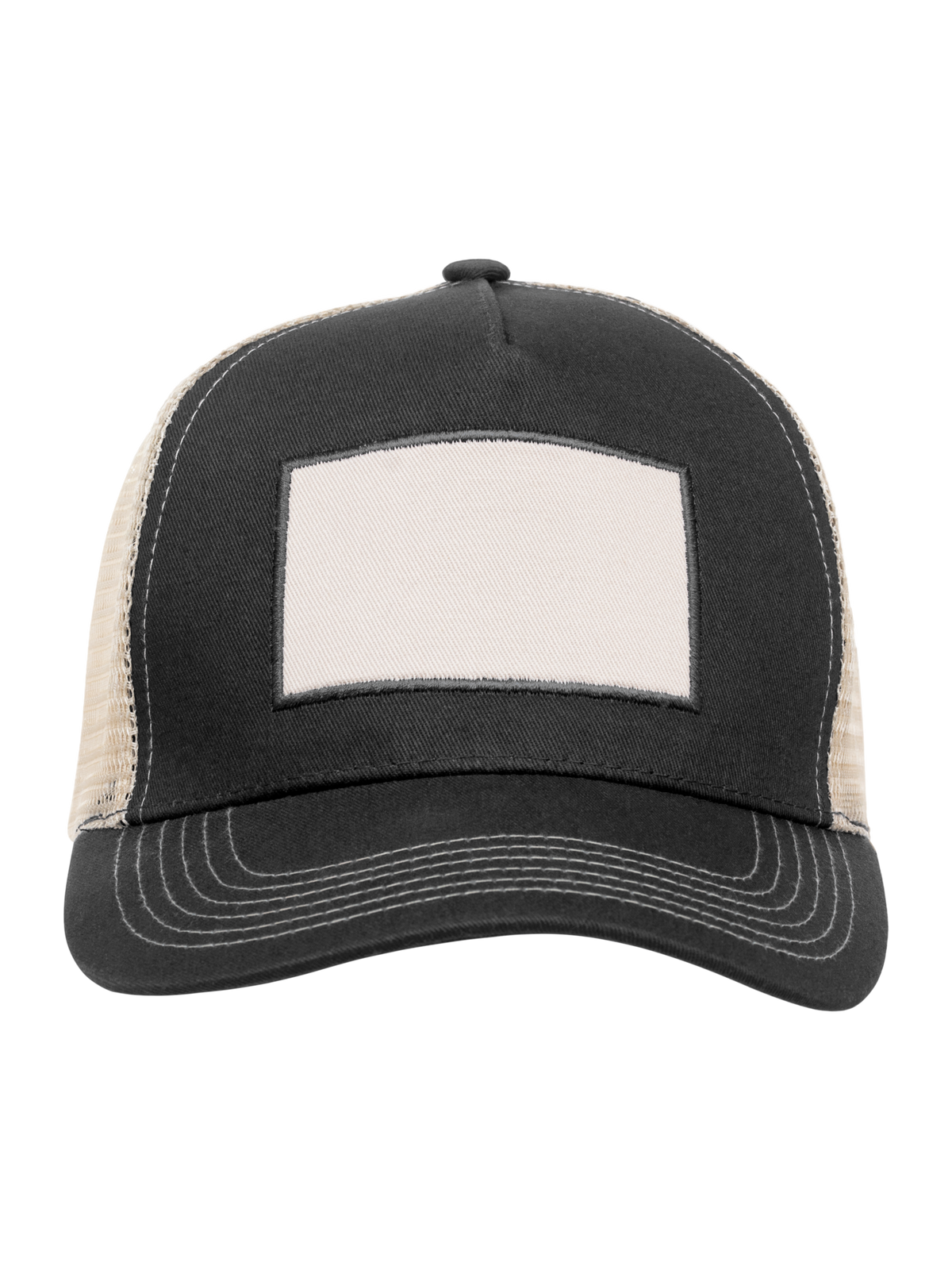 Clique Trucker Patch Cap – Metallgrå – forside