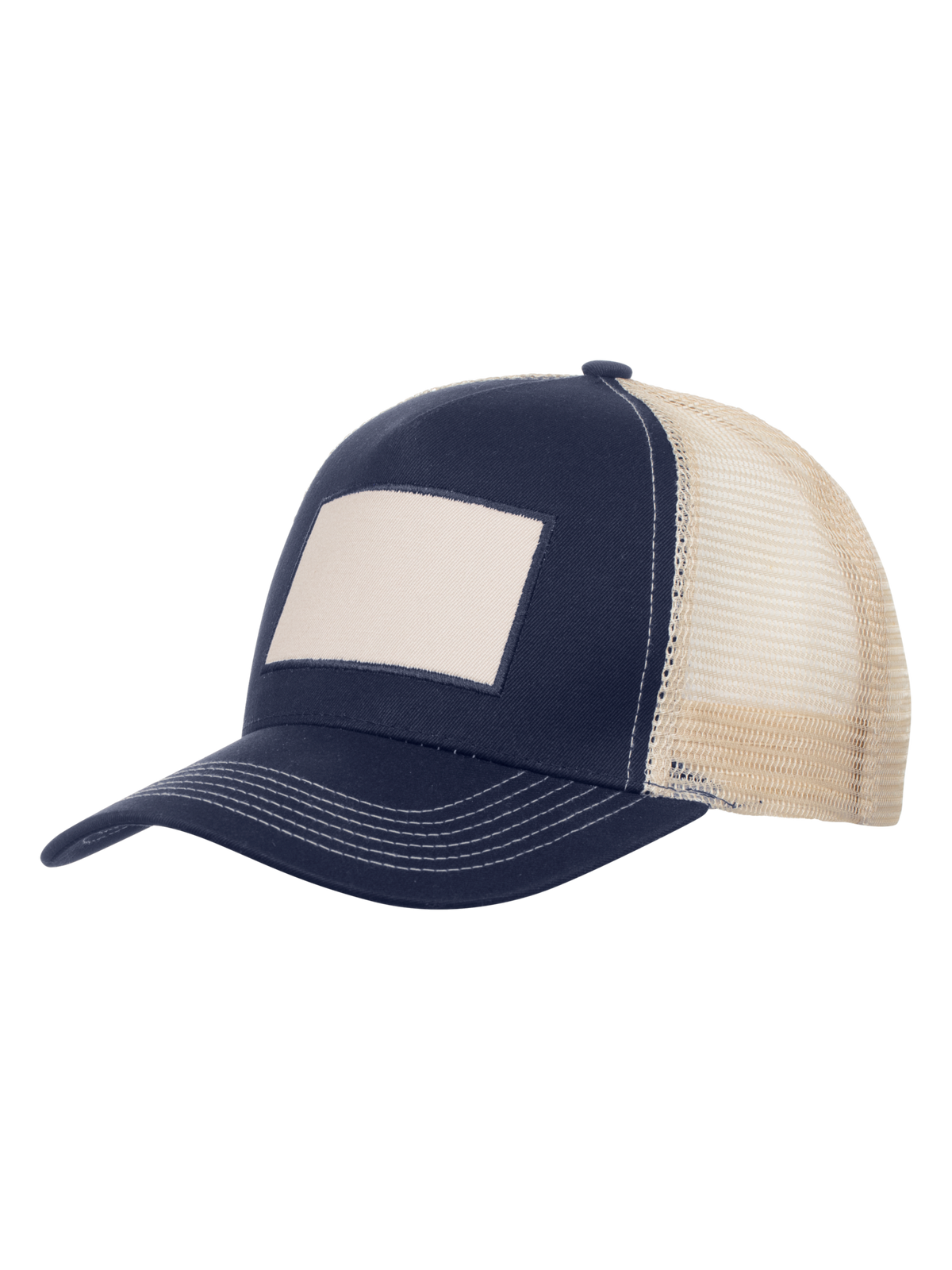 Clique Trucker Patch Cap – Mørk marineblå – produktbilde
