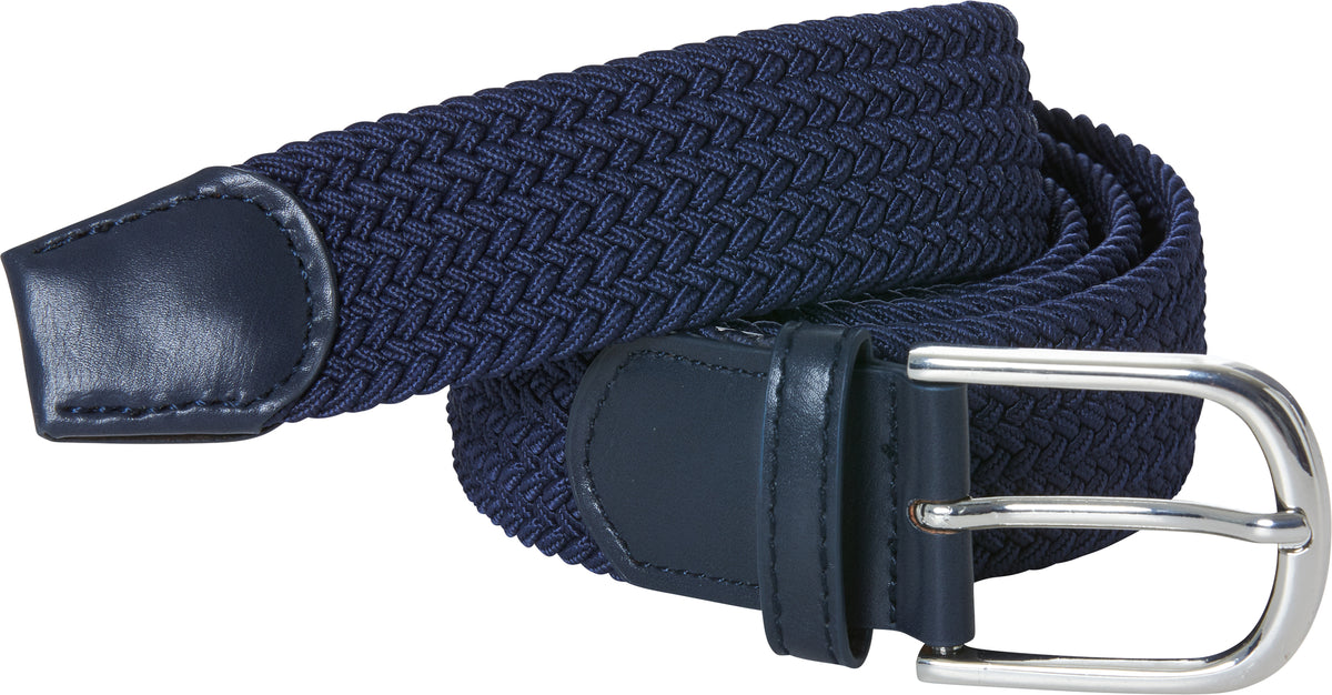 Clique Elastic Belt – Mørk marineblå – detalj