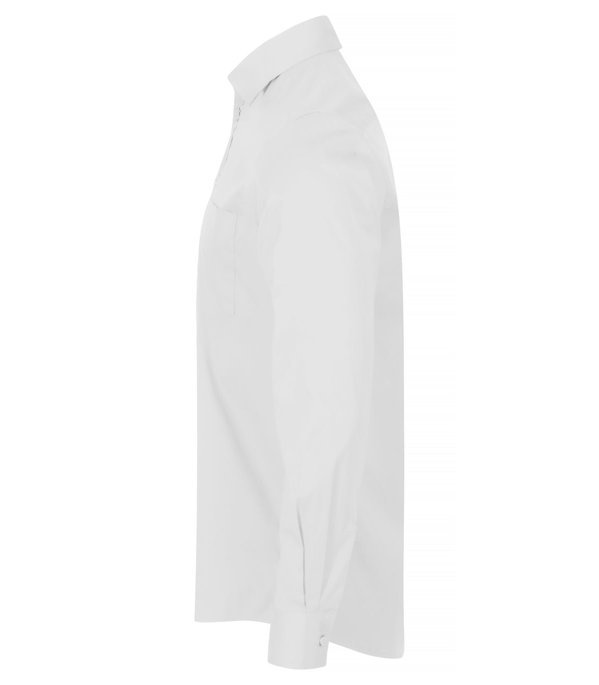 Clique Stretch Shirt L/S – Hvit – venstre side
