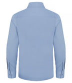 Clique Stretch Shirt L/S – Lys blå – bakside