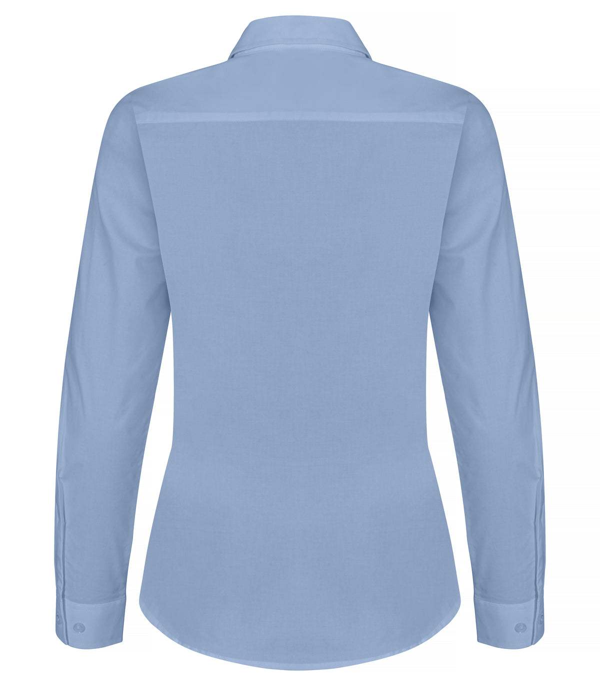 Clique Stretch Shirt L/S – dame – Lys blå – bakside