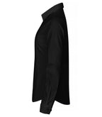 Clique Stretch Shirt L/S – dame – Svart – venstre side