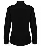 Clique Stretch Shirt L/S – dame – Svart – bakside