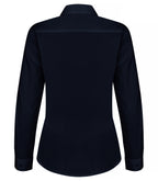 Clique Stretch Shirt L/S – dame – Mørk marineblå – bakside