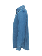 Clique Overshirt – Denimblå – venstre side