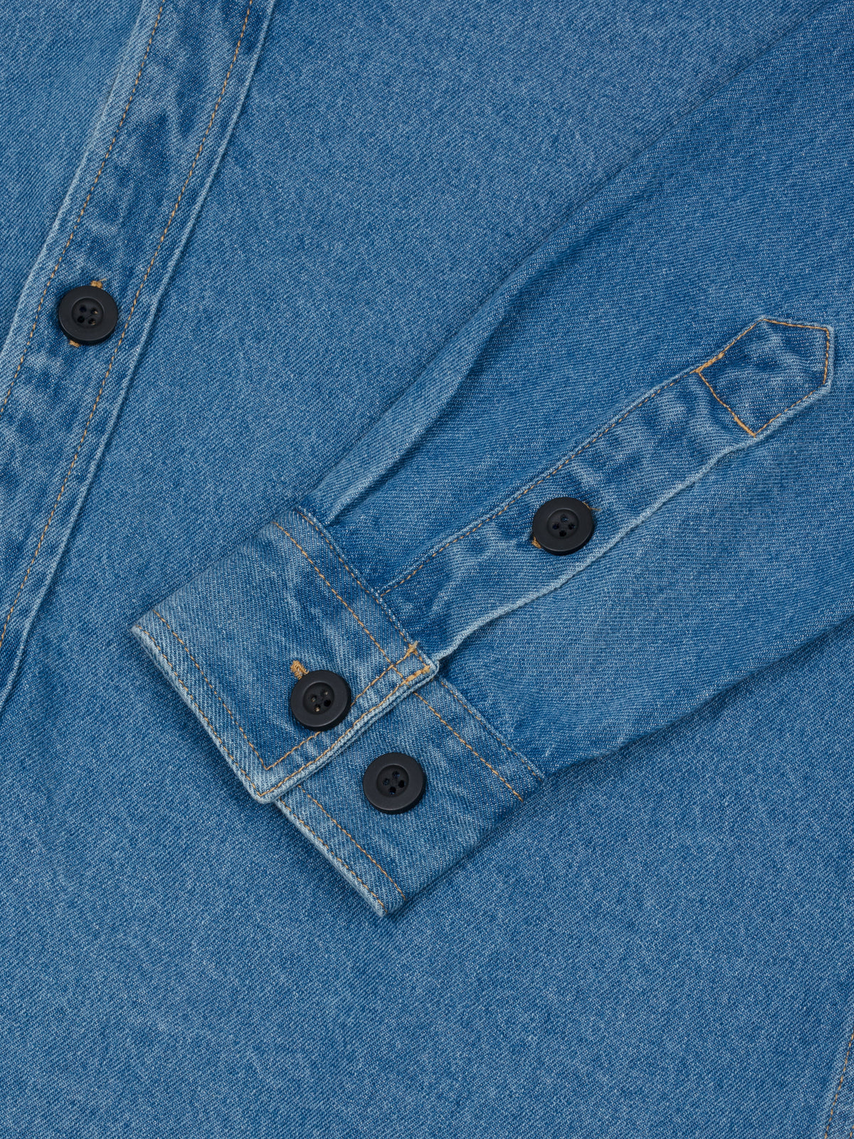 Clique Overshirt – Denimblå – produktbilde
