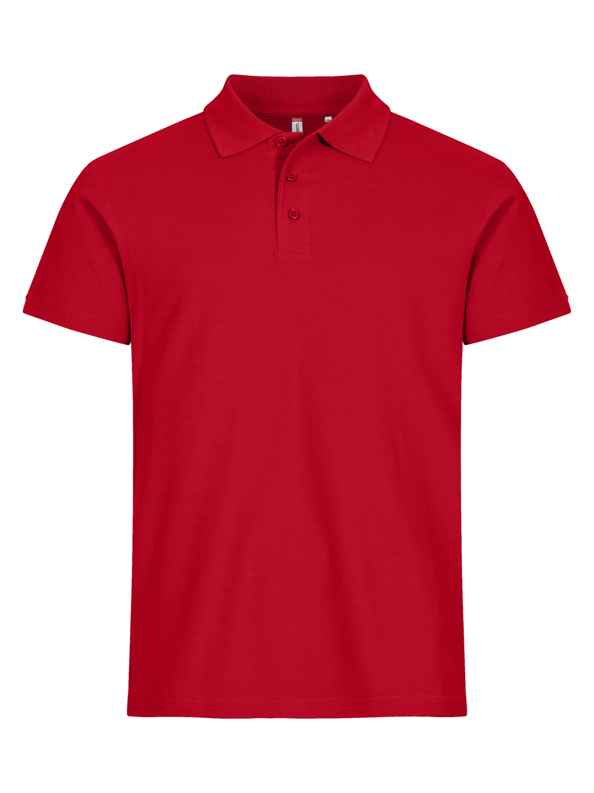 Clique Basic Polo – Rød – forside